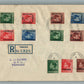 TANGIER MOROCCO VINTAGE 1937 COVER w/ STAMPS