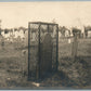 HAVERHILL MA CEMETERY ANTIQUE REAL PHOTO POSTCARD RPPC
