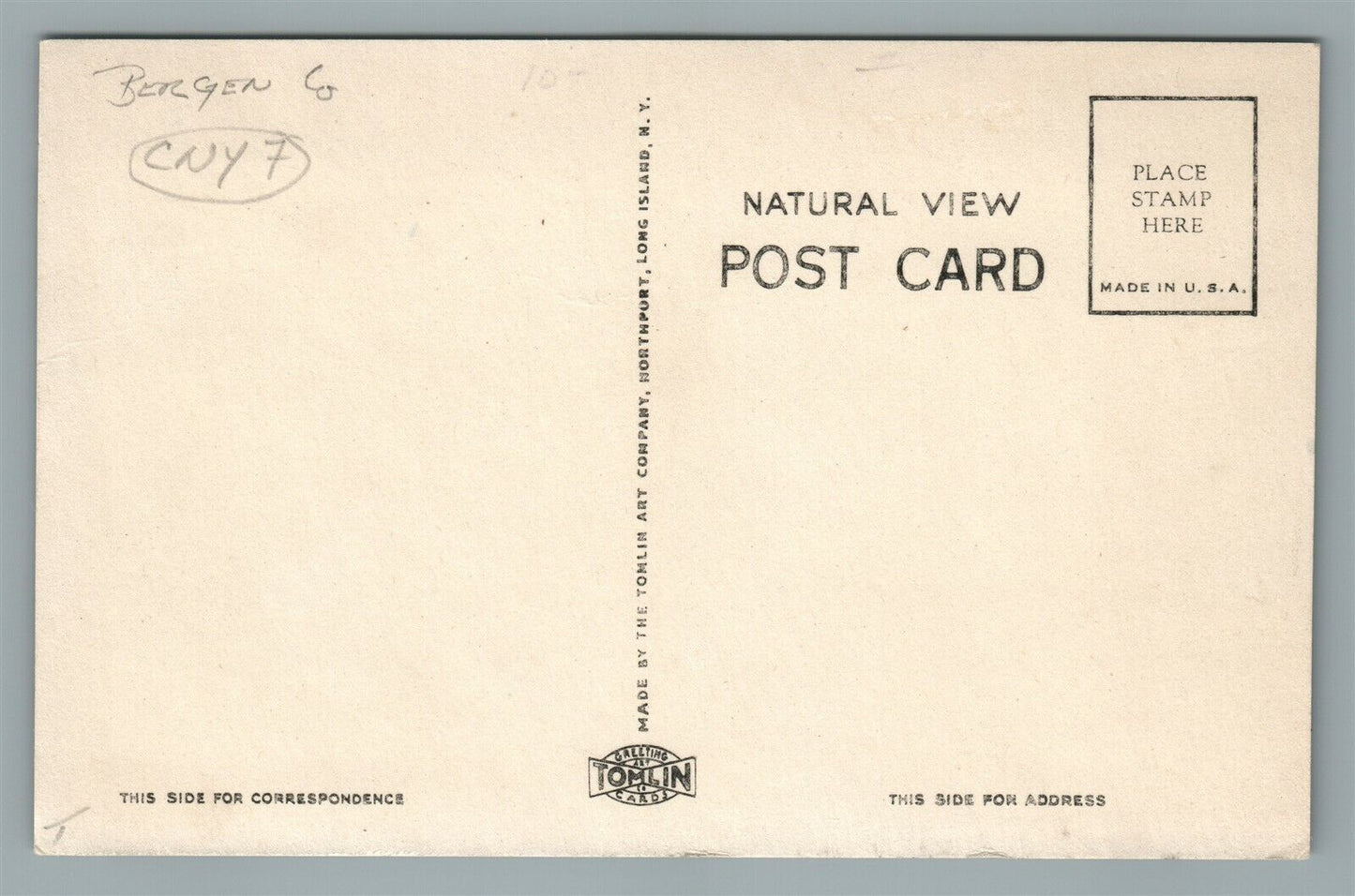 ENGLEWOOD NJ DWIGHT MORROW HIGH SCHOOL VINTAGE POSTCARD