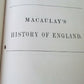 1856 HISTORY of ENGLAND by T.MACAULAY antique AMERICAN EDITION Philadelphia