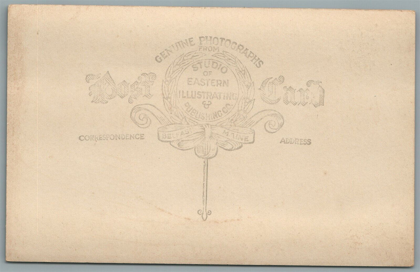 NORTHPORT ME G.E.ROGERS COTTAGE ANTIQUE REAL PHOTO POSTCARD RPPC