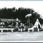 ROCKIN' CHAIR PARK SHEPHERD MI VINTAGE REAL PHOTO POSTCARD RPPC