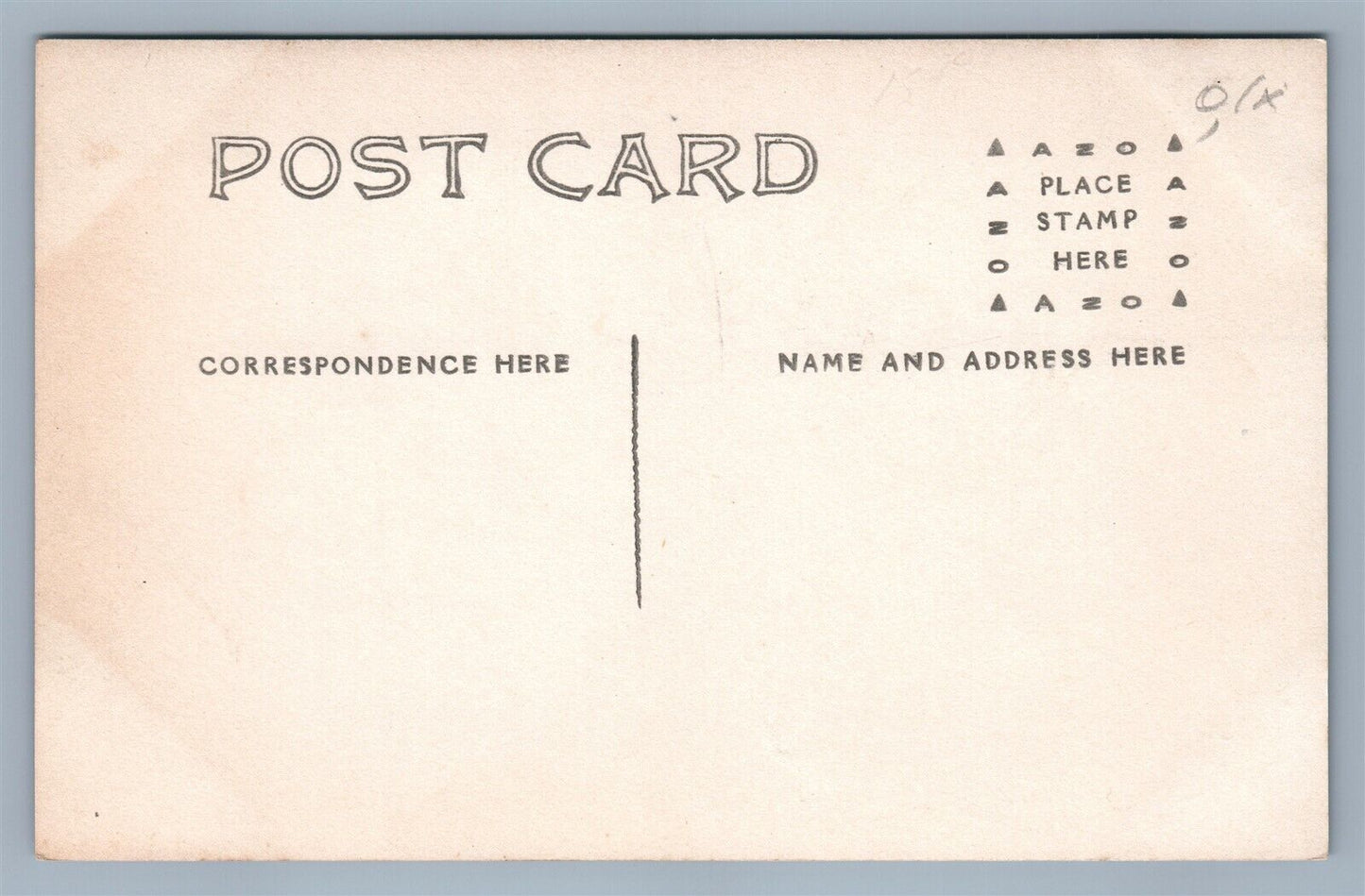 POLK PA KERLIN HALL ANTIQUE REAL PHOTO POSTCARD RPPC