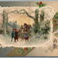 JOHN WINSCH NEW YEAR CHRISTMAS ANTIQUE POSTCARD