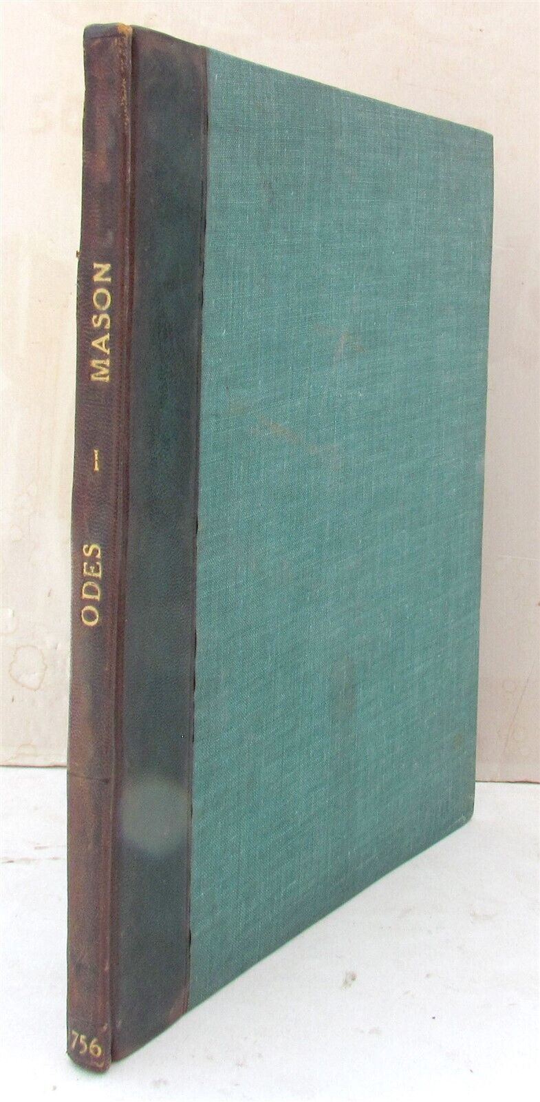 1756 BRITISH POETRY ODES by Mr. MASON antique English