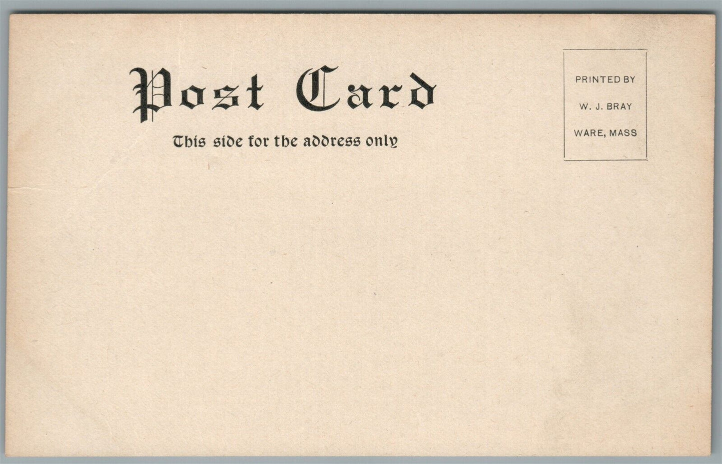 WARE MA METHODIST CHURCH ANTIQUE POSTCARD