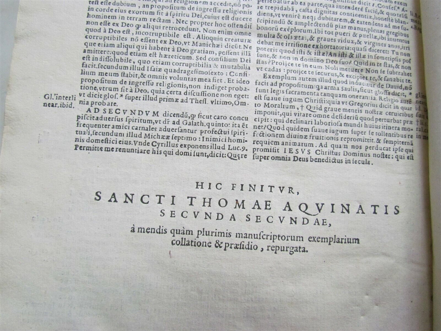 1585-86 5 VOLUMES THOMAS AQUINAS antique Summa totius Theologiae