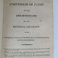 1812 Confession of Faith in ENGLISH antique EARLY AMERICANA Philadelphia