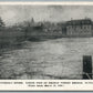 PUTNAM CT RAGING QUINEBAUG RIVER BRIDGE STREET BRIDGE ANTIQUE POSTCARD