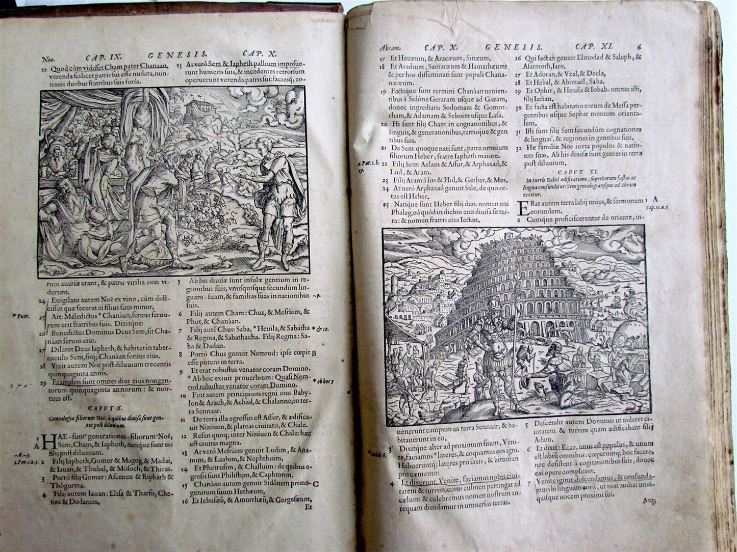 1566 BIBLE ILLUSTRATED by JOST AMMAN antique RARE Sigismund Feierabend FOLIO