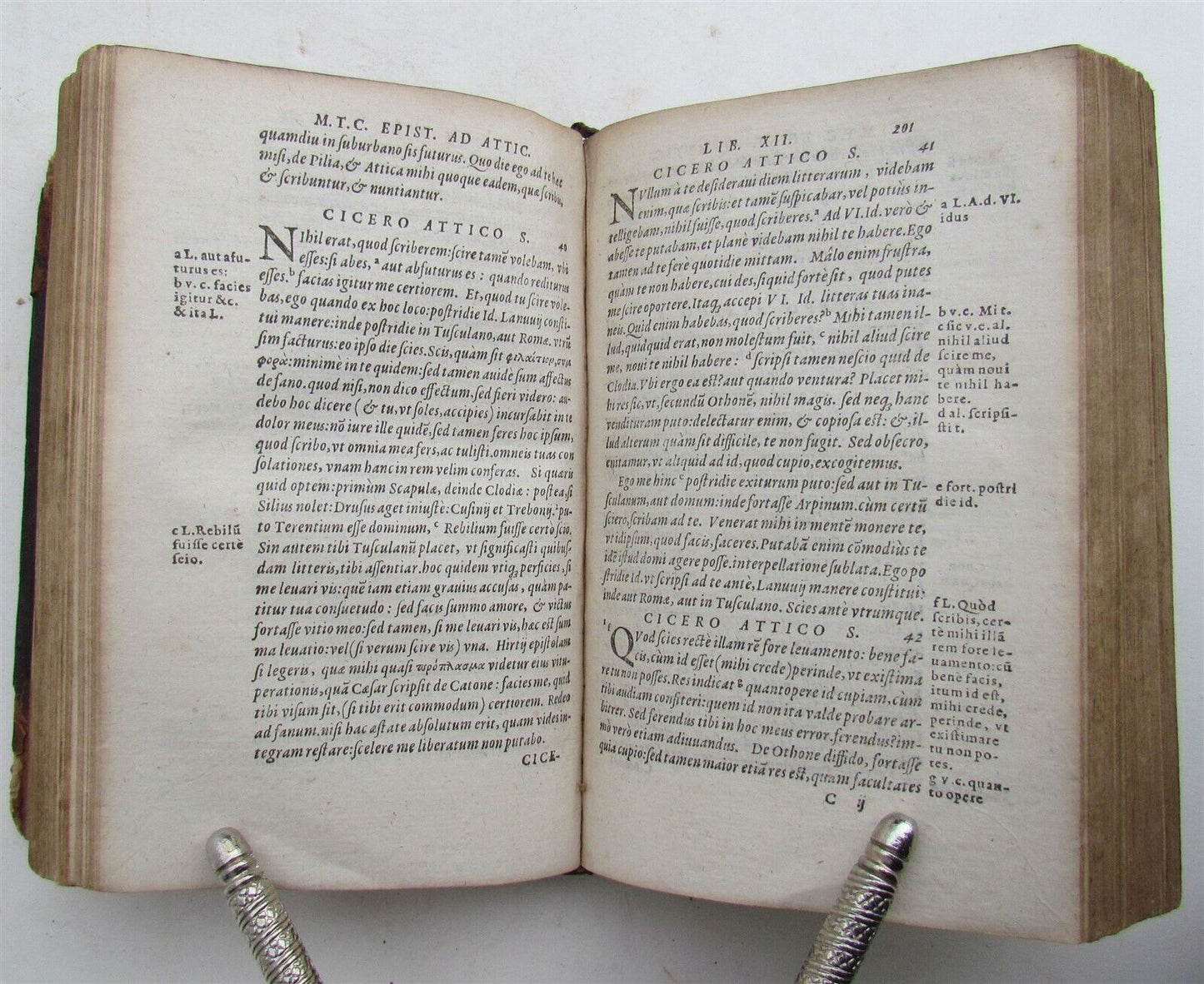 1581 CICERONIS AD ATTICUM 16th CENTURY CICERO