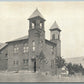 JUNIATA PA ROGERS FIRE COMPANY HALL ANTIQUE POSTCARD