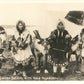 ESKIMO NATIVES w/ SLED REINDEER VINTAGE REAL PHOTO POSTCARD RPPC