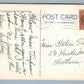 MOHAWK TRAIL MA TOTEM TRADING POST VINTAGE POSTCARD