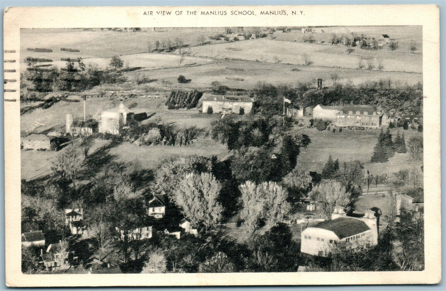 MANULIUS NY SCHOOL VINTAGE POSTCARD