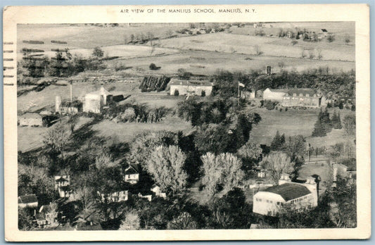 MANULIUS NY SCHOOL VINTAGE POSTCARD