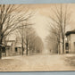 ANDOVER NY ELM STREET SCENE ANTIQUE REAL PHOTO POSTCARD RPPC