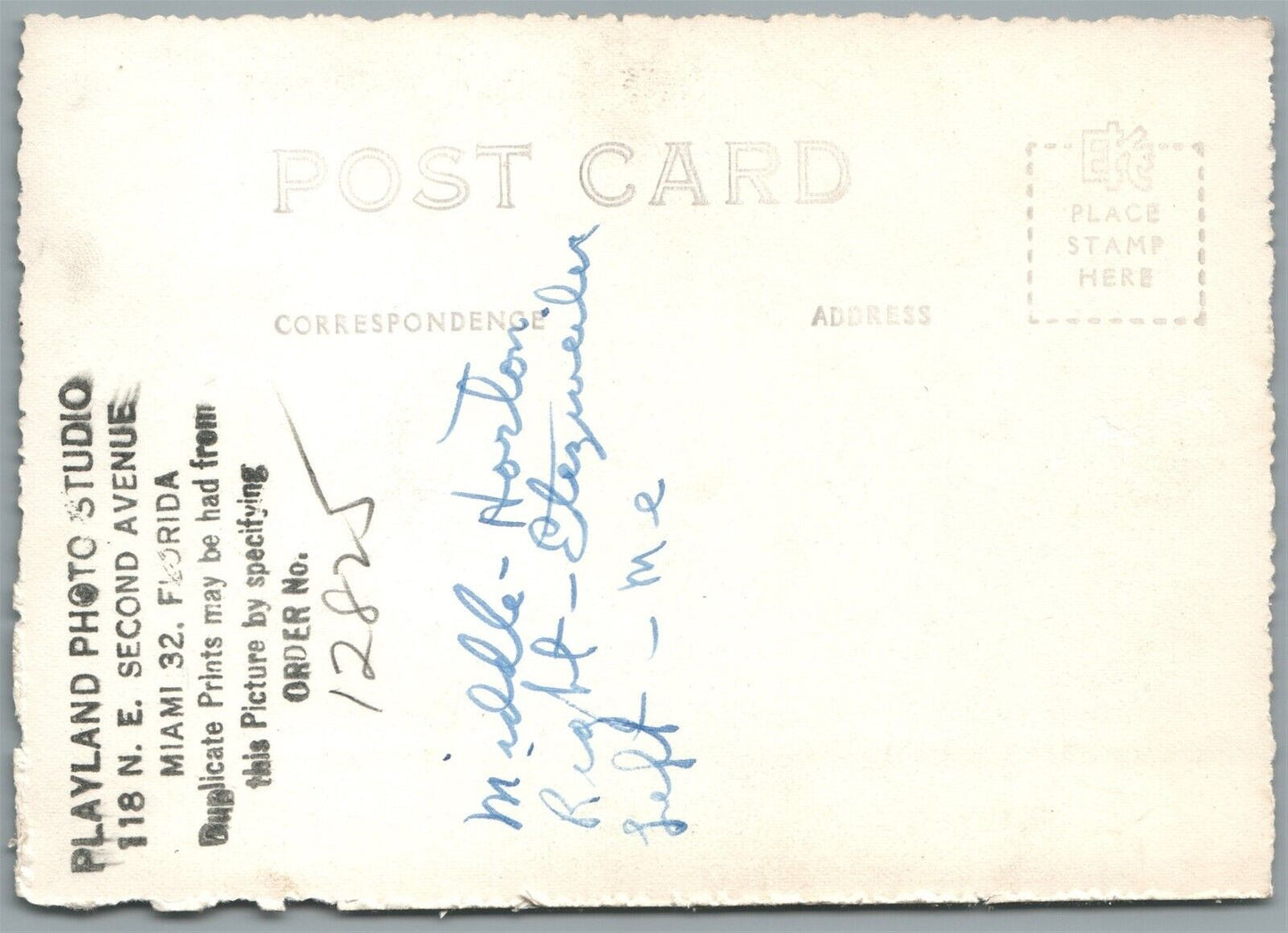 US NAVY SAILORS SMILING ANTIQUE REAL PHOTO POSTCARD RPPC