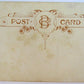 ANTIQUE ROMANTIC POSTCARD - YOU'RE JUST AS GOOD AS THEY MAKE 'EM IN ALLENTOWN PA