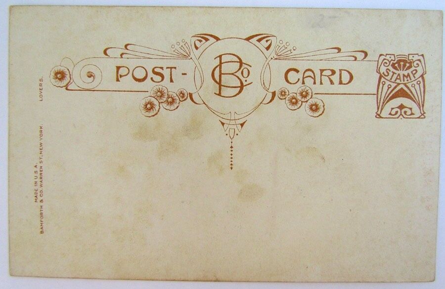 ANTIQUE ROMANTIC POSTCARD - YOU'RE JUST AS GOOD AS THEY MAKE 'EM IN ALLENTOWN PA