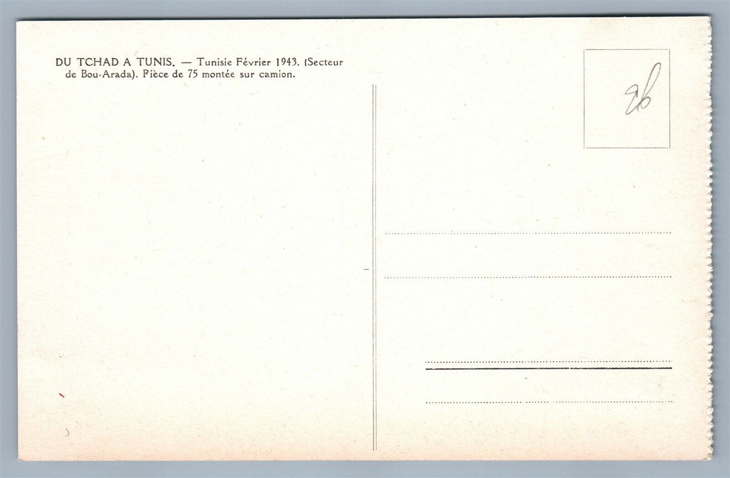 WWII MACHINE GUN ON TRUCK VINTAGE REAL PHOTO POSTCARD RPPC