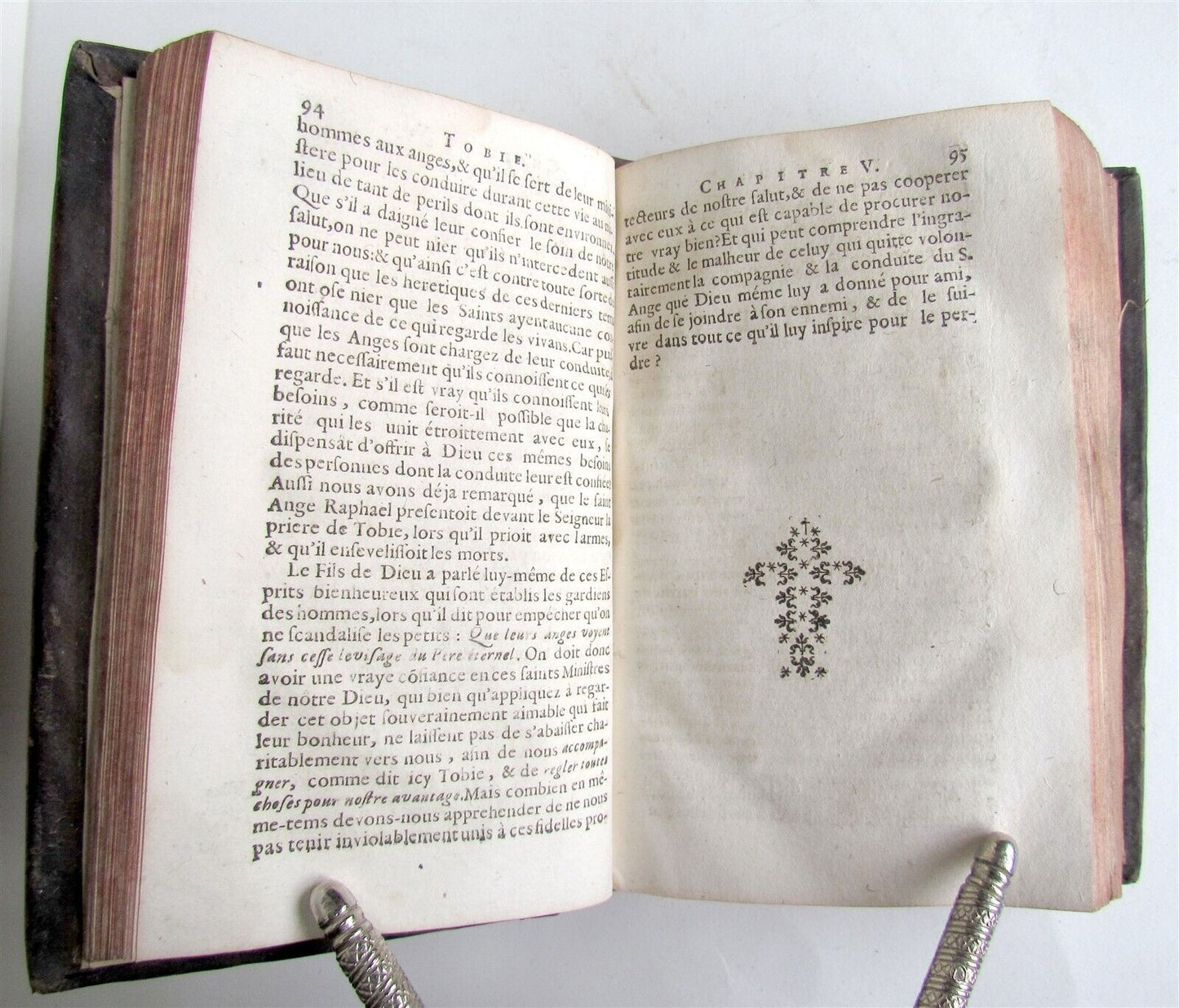 1594 BIBLE in FRENCH antique Tobie Judith et Esther PART OF OLD TESTAMENT