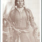 AMERICAN INDIAN TOM TOM UNDIVIDED ANTIQUE POSTCARD