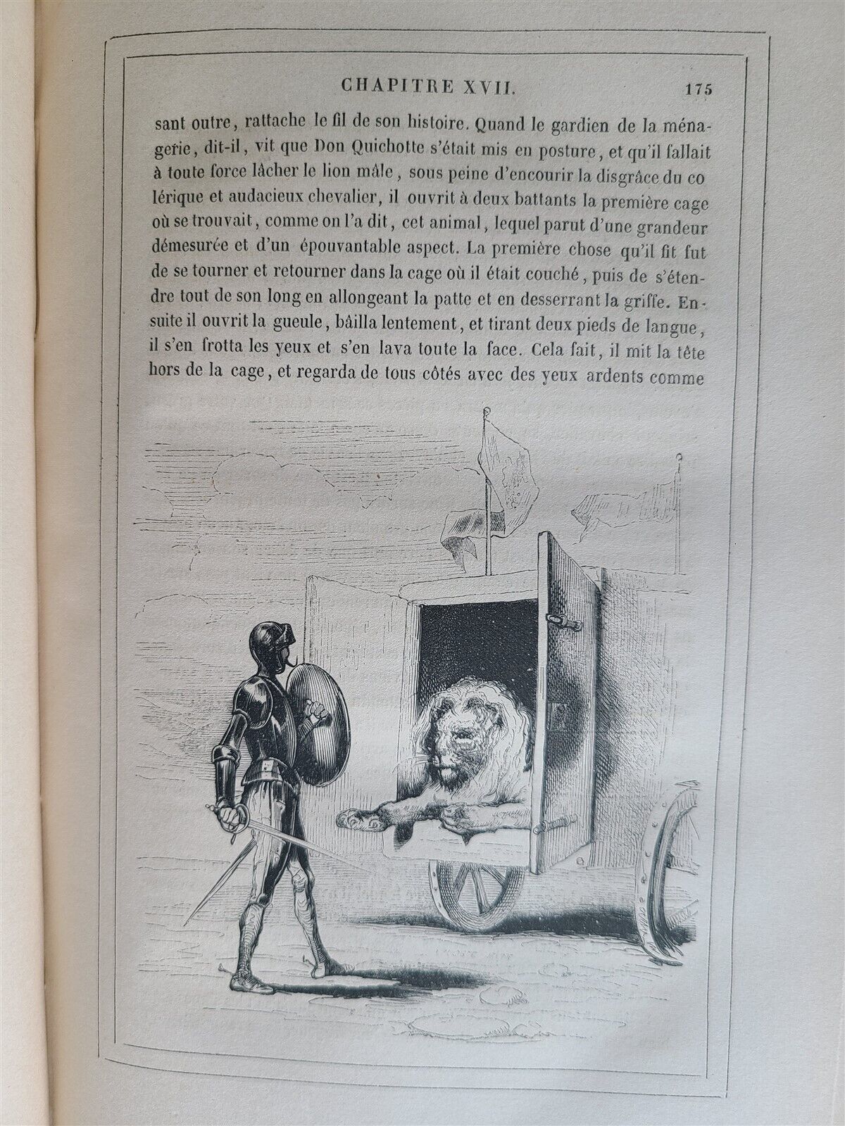 1836 DON QUICHOTTE DE LA MANCHE MIGUEL de CERVANTES 2 VOLS antique ILLUSTRATED