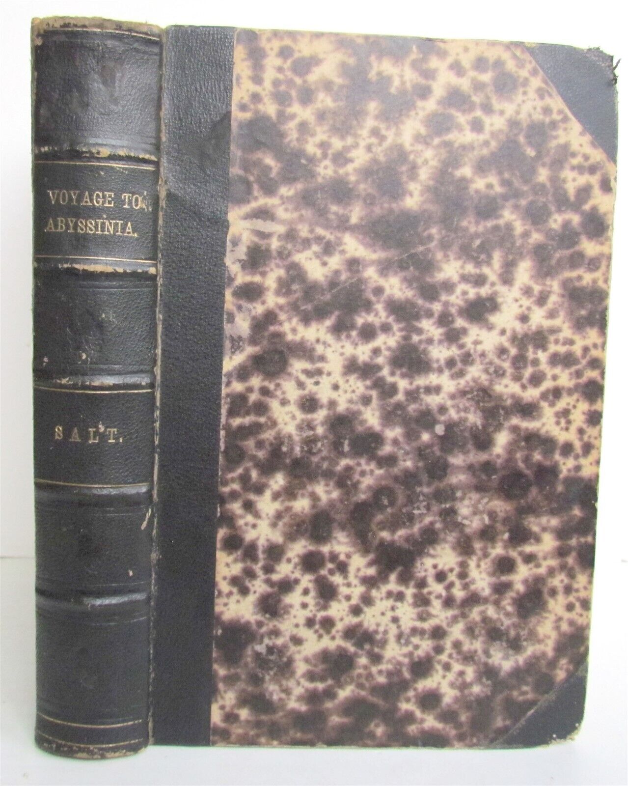 1816 VOYAGE TO ABYSSINIA by HENRY SALT w/ MAP antique 1st AMERICAN EDITION rare