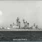 MILITARY SHIP USS LUCE VINTAGE REAL PHOTO POSTCARD RPPC