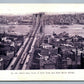 NEW YORK NY BIRD'S EYE VIEW ANTIQUE POSTCARD by J.KOEHLER #49