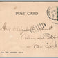 SS IROQUOIS CLYDE STEAMSHIP CO. ANTIQUE POSTCARD