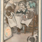 BULTE'S FLOUR ADVERTISING COMIC ANTIQUE POSTCARD KIDS w/ DOG