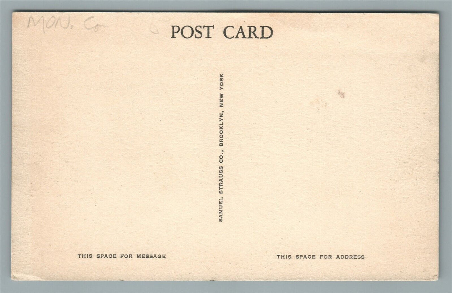 SEA GIRT NJ BEACH & SURF ANTIQUE POSTCARD