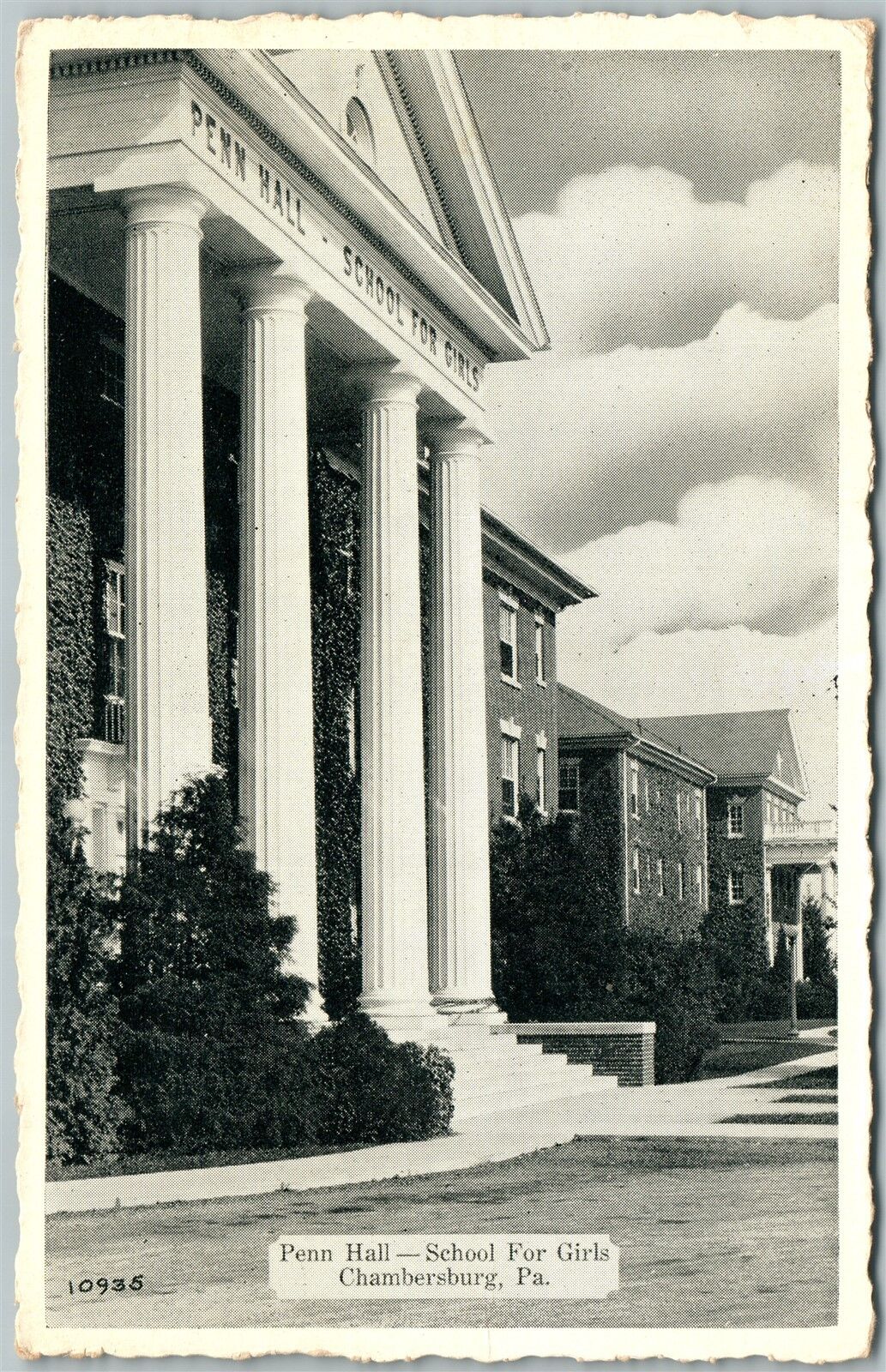 CHAMBERSBURG PA PENN HALL SCHOOL FOR GIRLS VINTAGE POSTCARD