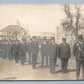 FIREMAN'S PARADE REAL PHOTO POSTCARD ANTIQUE RPPC