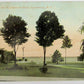 ANTIQUE 1910 POSTCARD - LIBRARY PARK & ST.LAWRENCE RIVER OGDENSBURG N.Y.