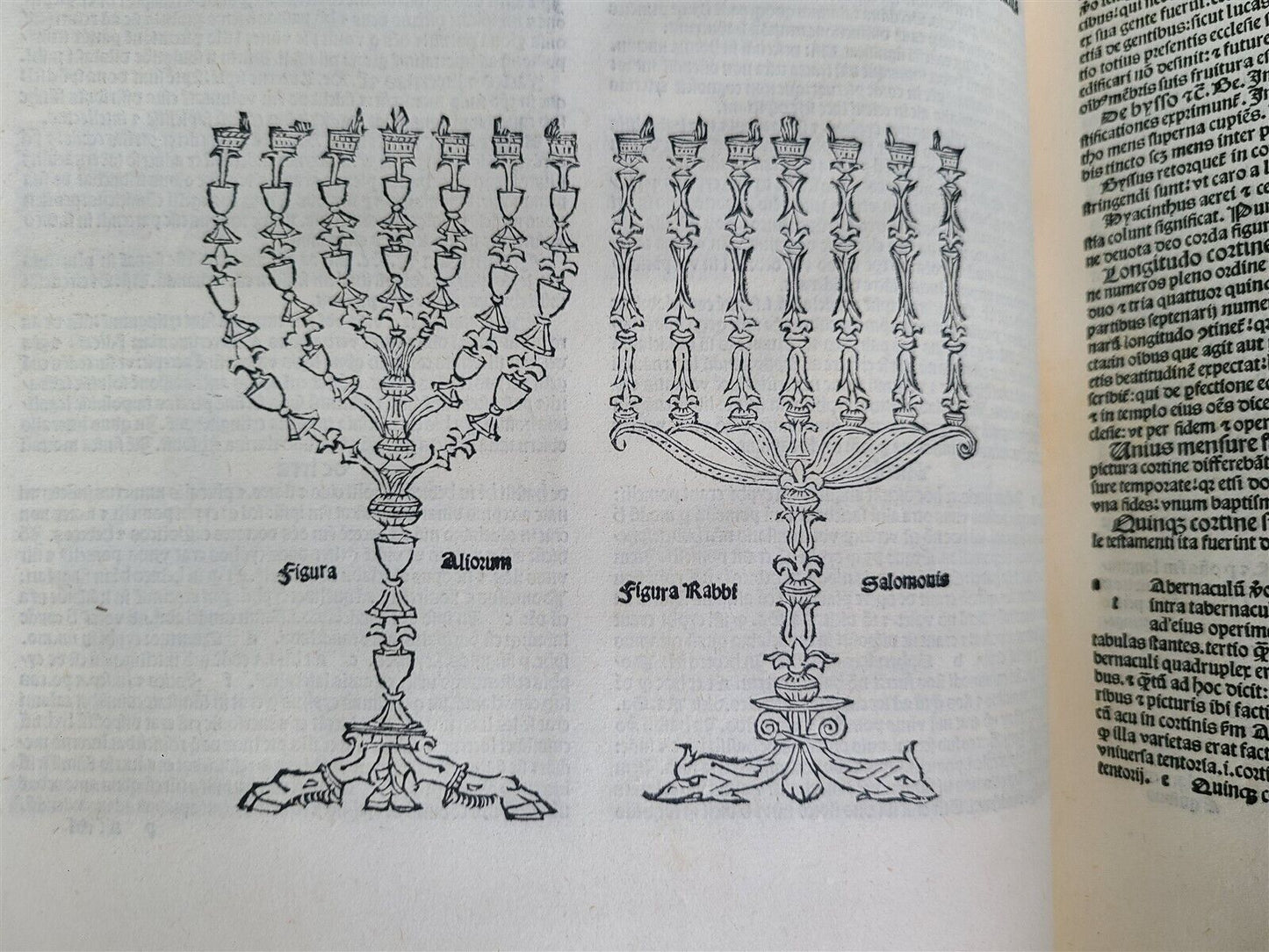 1495 INCUNABULA BIBLE 3 FOLIO VOLUMES COMPLE antique ILLUSTRATED BIBLIA LATINA