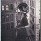 MERRY WIDOW PARACHUTE HAT FANTASY ANTIQUE POSTCARD