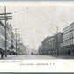 AMSTERDAM NY MAIN STREET UNDIVIDED ANTIQUE POSTCARD