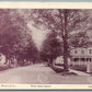 CHESTER CT WEST MAIN STREET ANTIQUE POSTCARD