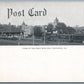 SOUTH PERKASIE BUCKS CO PA ST.ANDREW'S CHURCH & RAILWAY DEPOT ANTIQUE POSTCARD