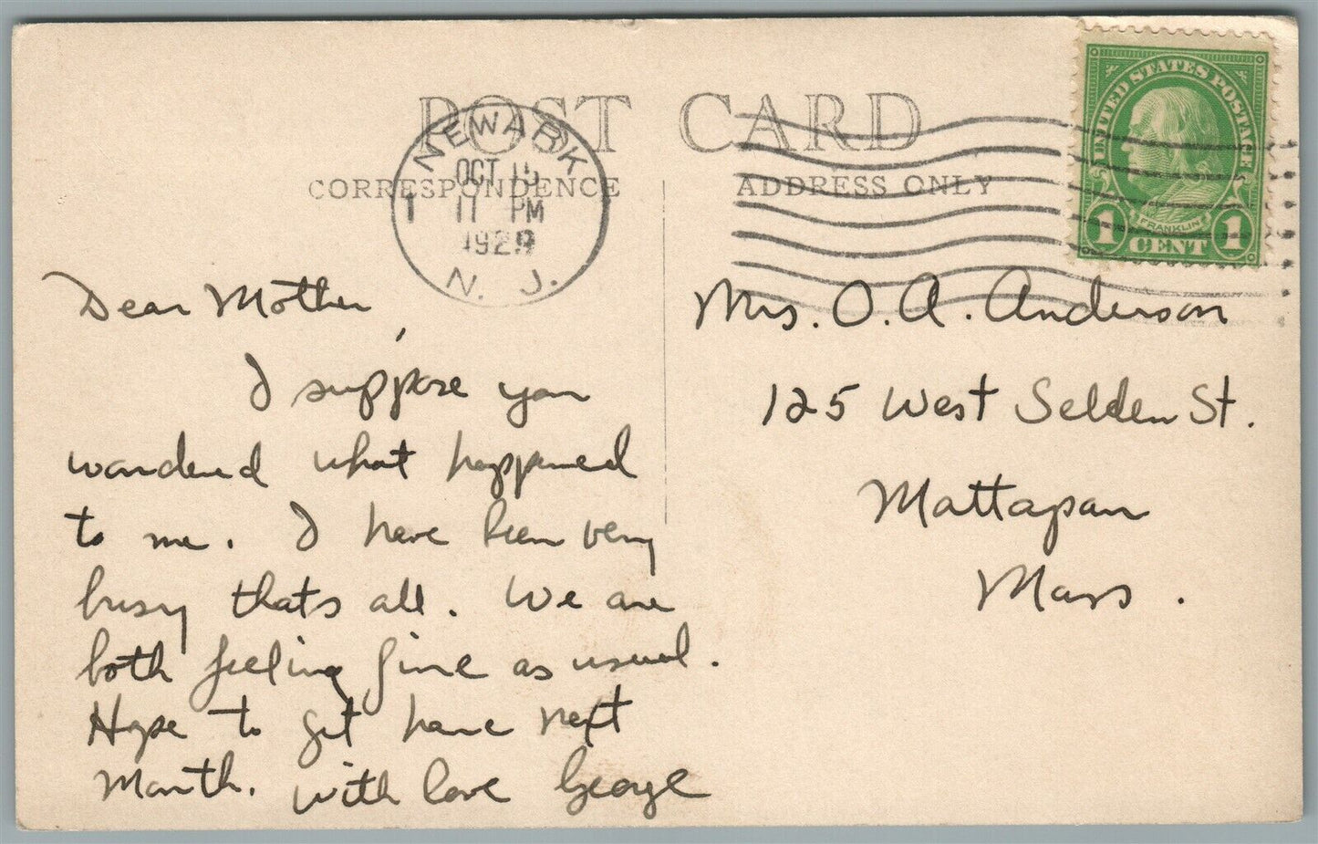 BEDFORD PA GRAND VIEW ANTIQUE REAL PHOTO POSTCARD RPPC