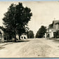 CLIMAX MI MAIN STREET ANTIQUE REAL PHOTO POSTCARD RPPC