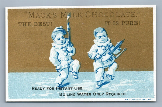 MACK'S MILK CHOCOLATE VICTORIAN TRADE CARD