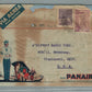 BRAZIL TO USA via PANAIR 1934 VINTAGE COVER w/ STAMPS