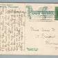 EAST ORANGE NJ LIBRARY REFERENCE ROOM ANTIQUE POSTCARD