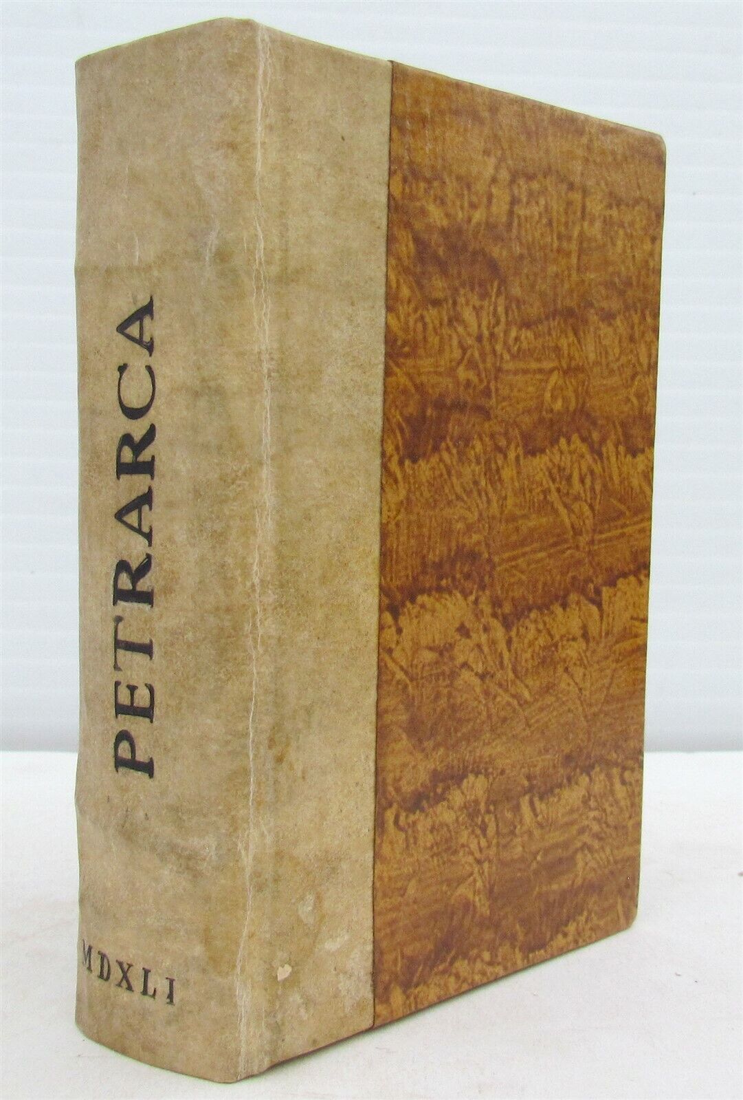 1541 IL PETRARCA CON L'ESPOSITIONE D'ALESSANDRO VELLUTELLO antique 16th CENTURY