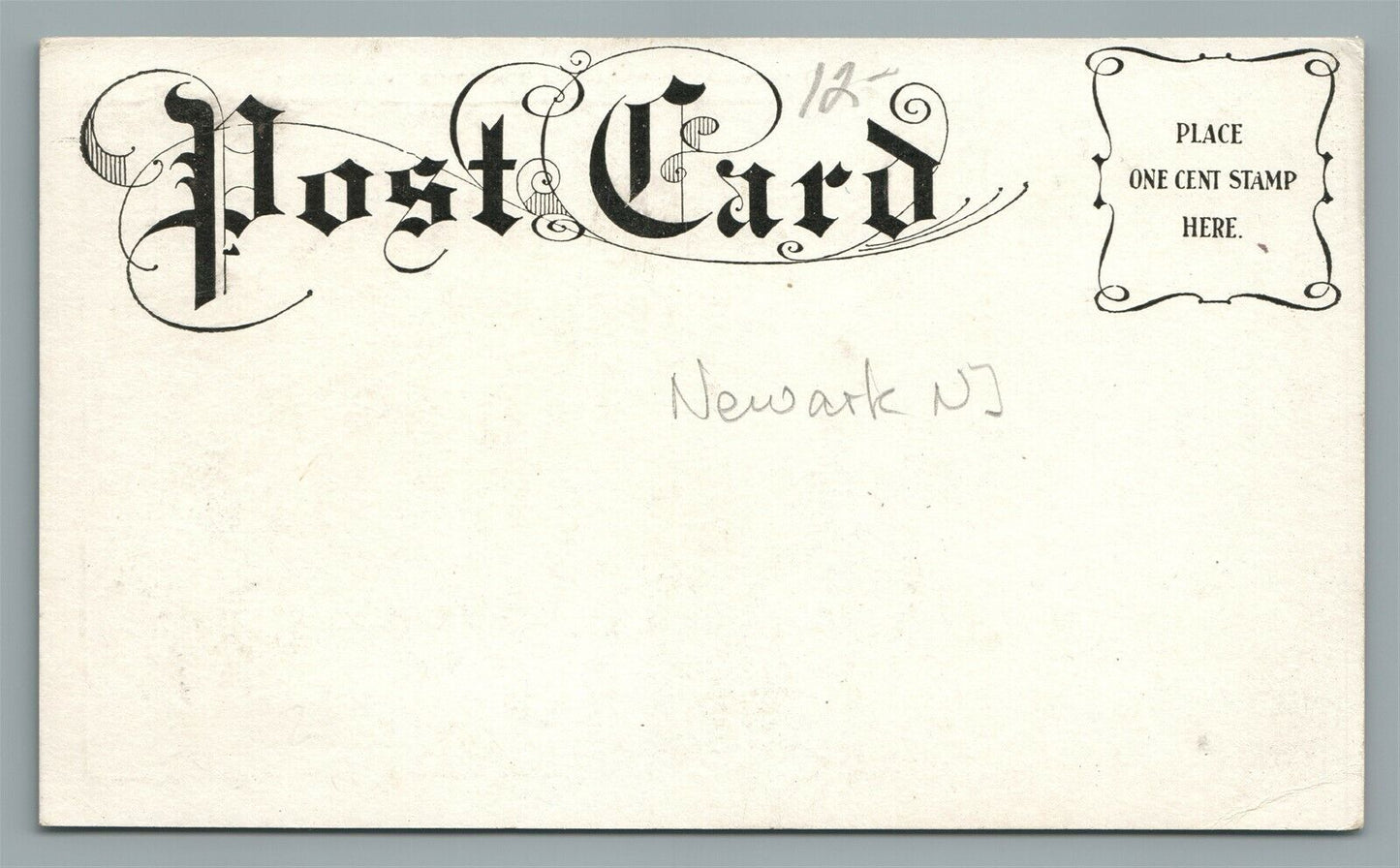 NEWARK NJ PRUDENTIAL BUILDINGS ANTIQUE POSTCARD
