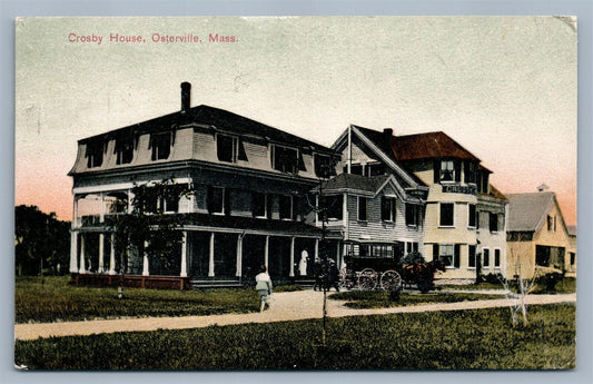 OSTERVILLE MA CROSBY HOUSE 1907 ANTIQUE POSTCARD